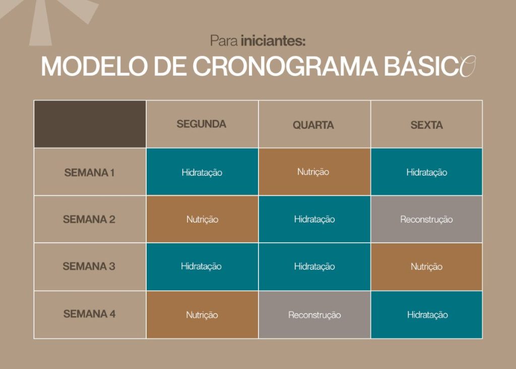 Cronograma capilar básico
