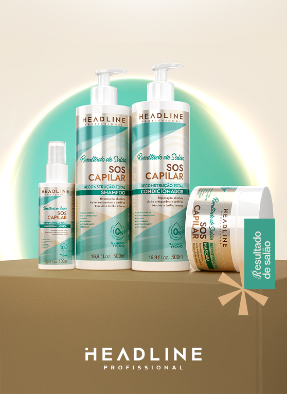 Reconstrução capilar com o SOS Capilar Headline